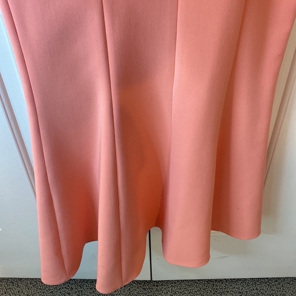 Likely Size 4 Peach Prom/Wedding Dress w/ Side Cutouts in EUC — Worn Once - Picture 5 of 11